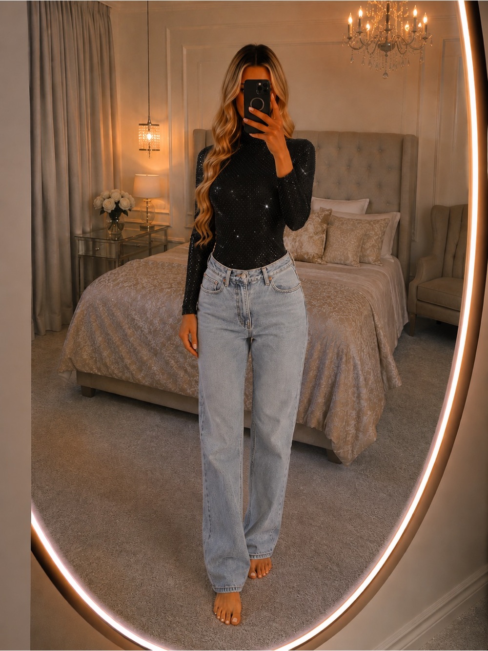 Sparkly bodysuit
